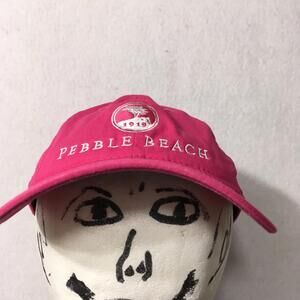 Pebble Beach Youth Hat PINK NEW ERA 1919 LOGO